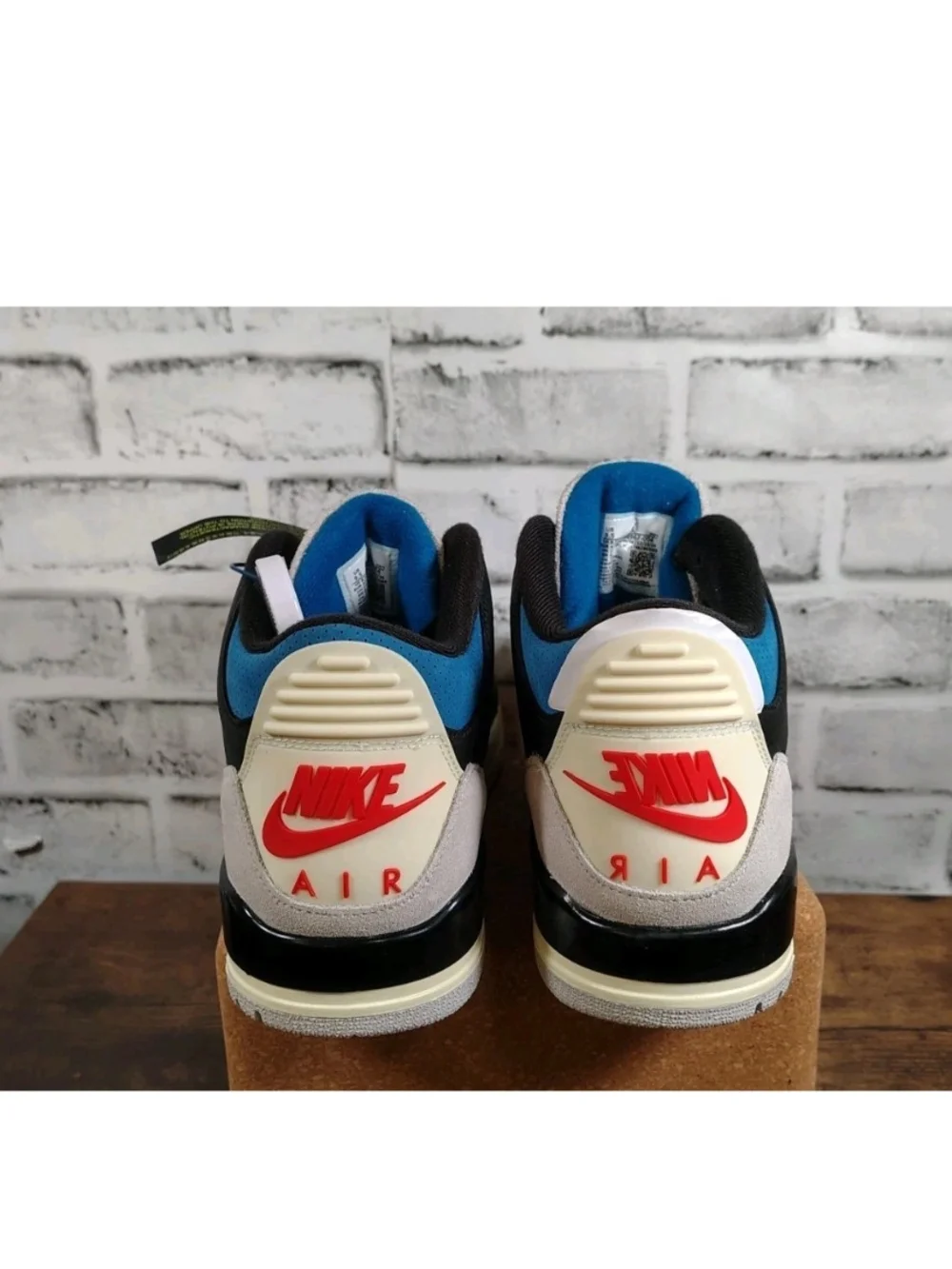 Nike Air Jordan 3 Retro OG ‘Rare Air’ Men’s 9.5 Leather Black Shoes IB8967-004
